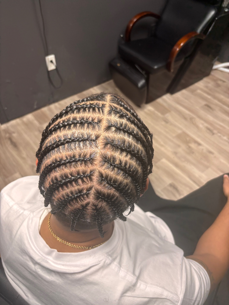 All men stitch braids