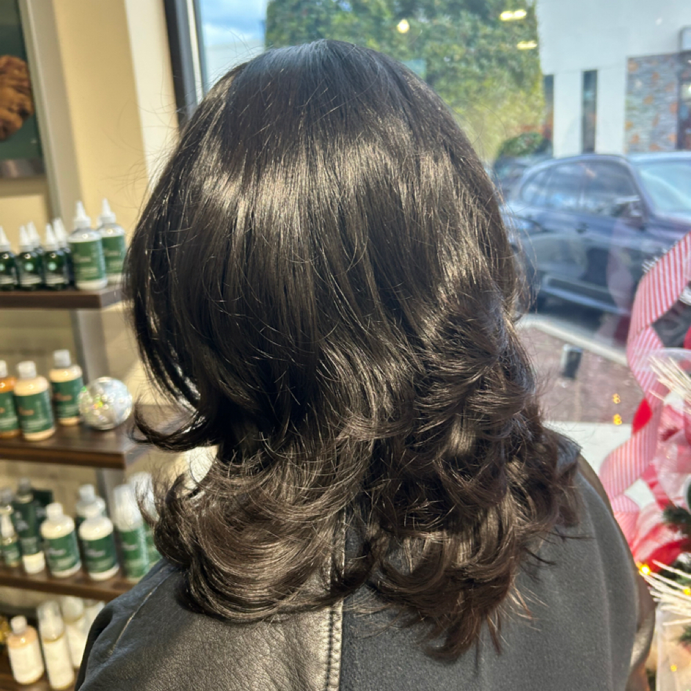 Haircut at Haley DeWees at Bella Roots Salon in Spring Hill, TN