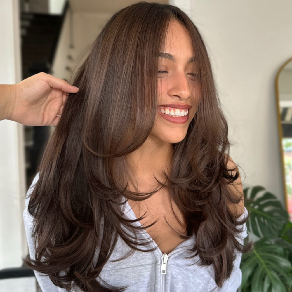 Single Process Color at Tima’s Hair studio in Alexandria, VA