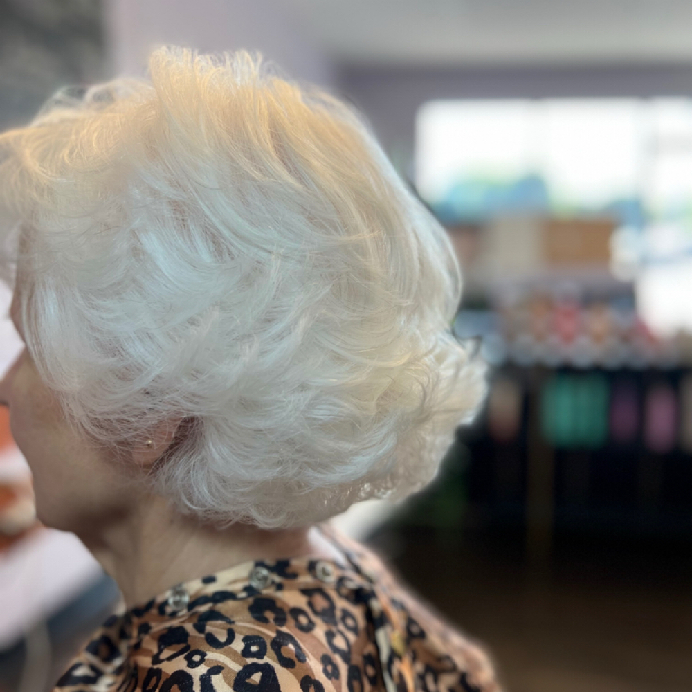 # 9-Shampoo Blow Dry Short Hair. at Golden Scissor Total Care Hair Salon. in Peekskill, NY