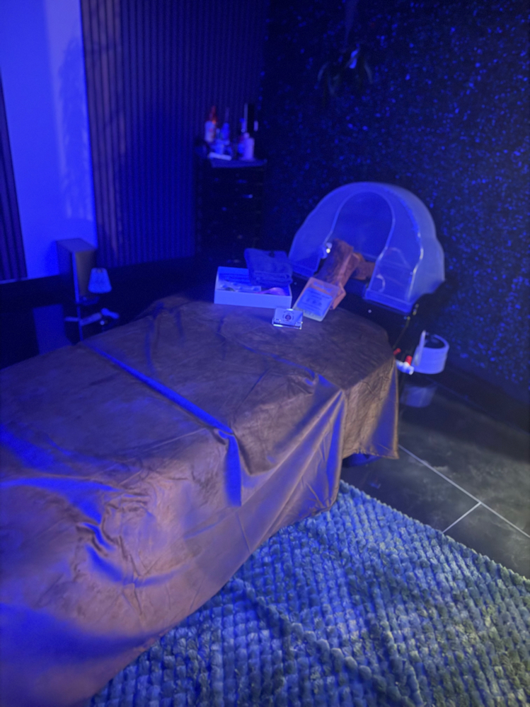 Hair gloss treatment at ROOTED By DESTINY LUXURY SALON in Katy, TX