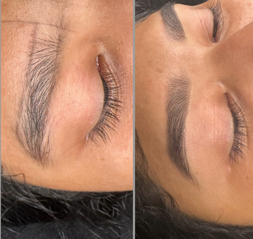 brow mapping & wax / mapeo de cejas