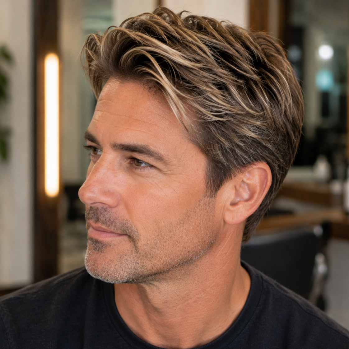 Men's Partial Highlight at Exhale Design by Dauna in Pottstown, PA