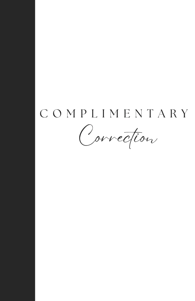 Complimentary Correction