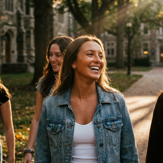 College Student Organic Tan