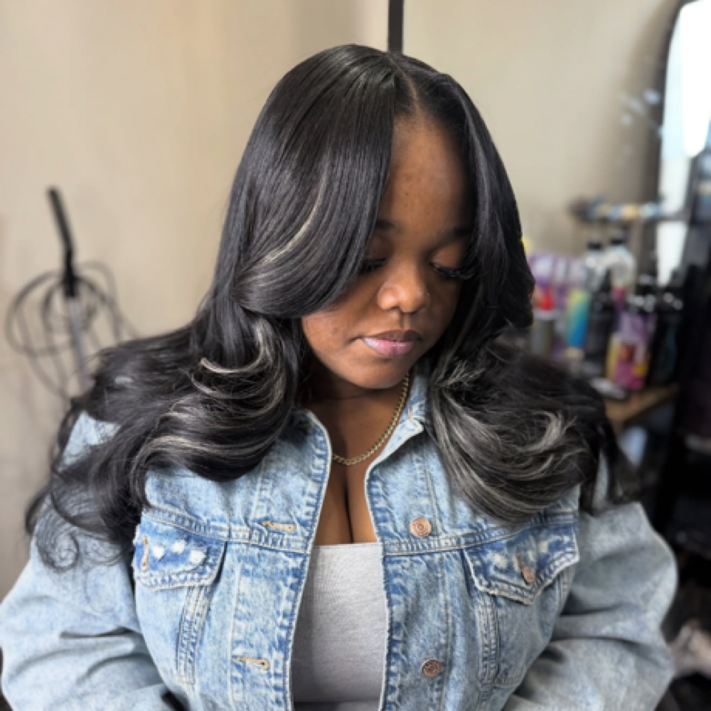 Quick Weave (Leave Out) $10 Cut at Sinise Caprice Studio in New Castle, DE
