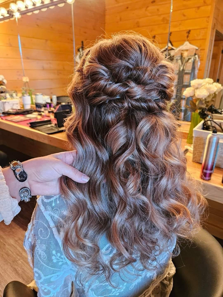 Half Up Half Down Style