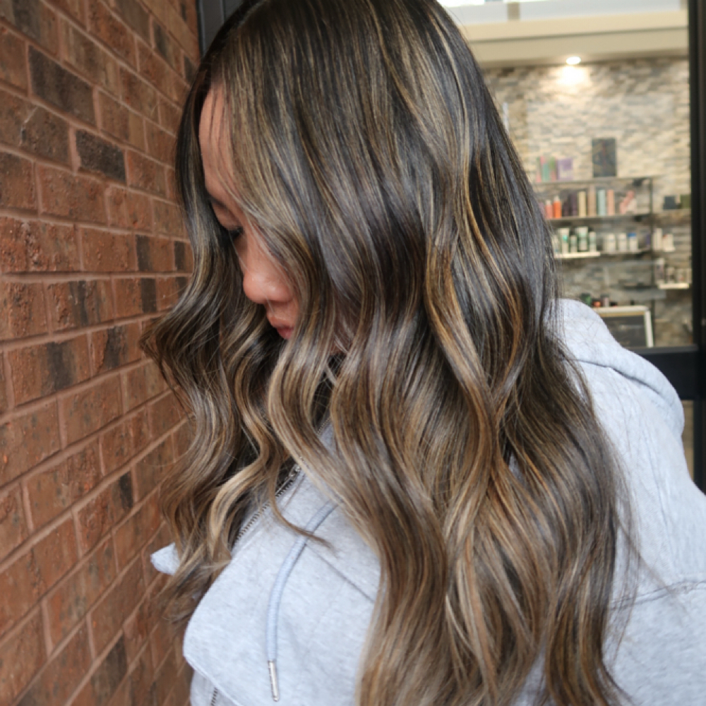 Half Custom Blonding + Haircut at Melony Southavong in Blackwood, NJ