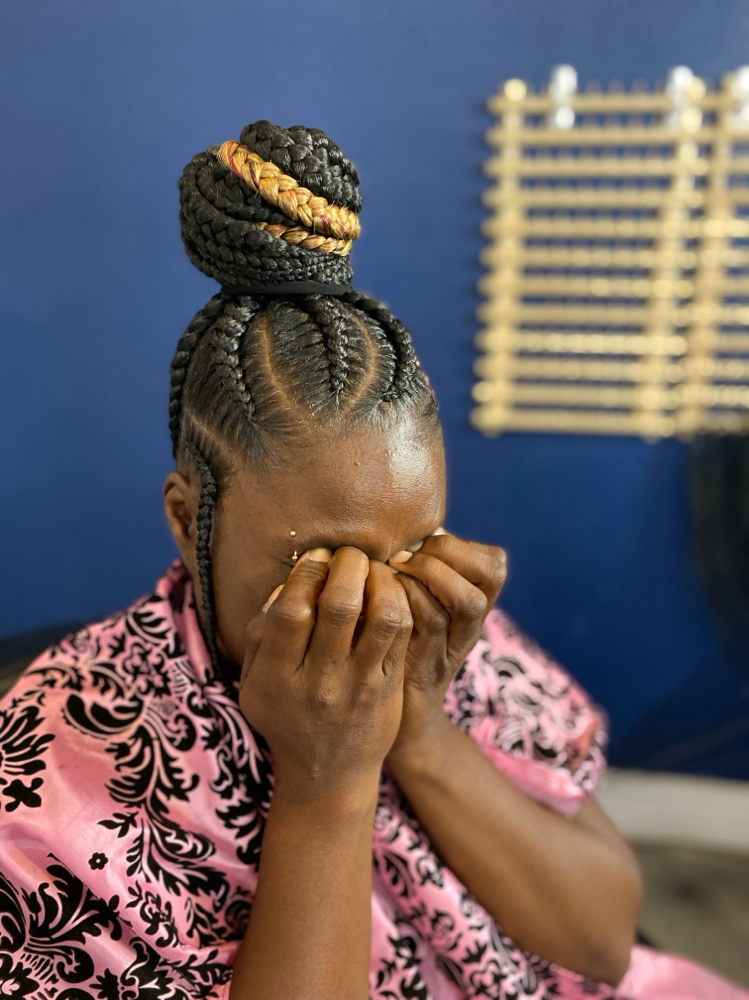 Feed-In Ponytail (braids)