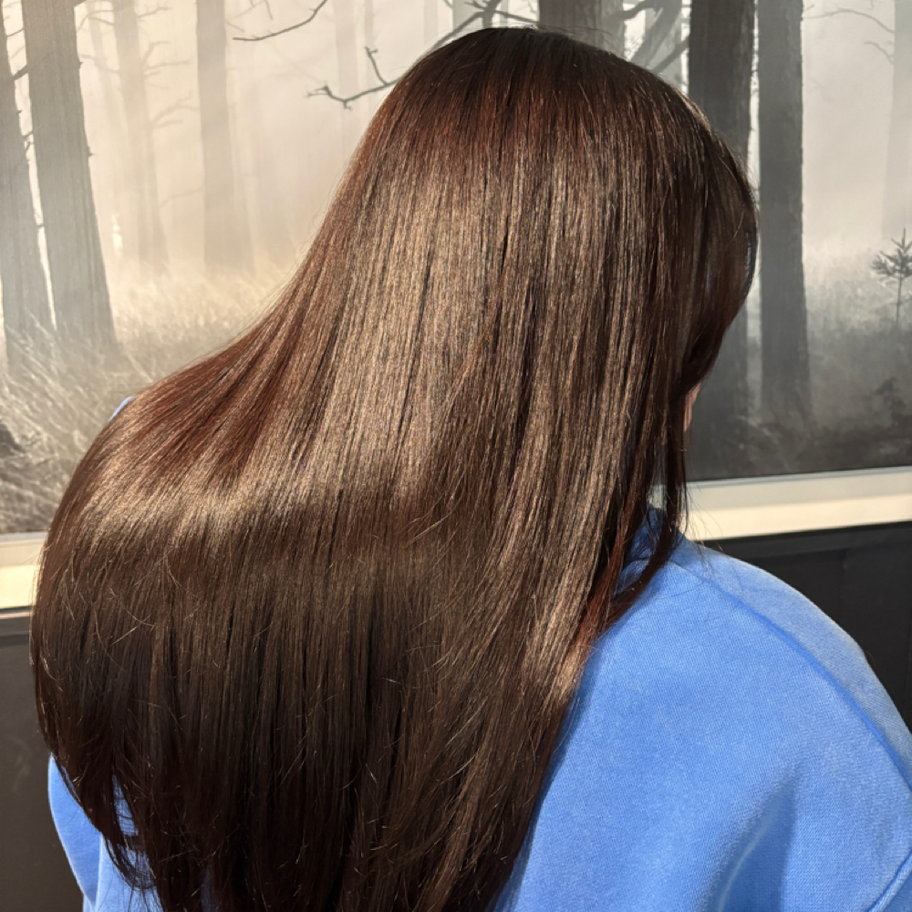 Gloss With Wash /blowdry at Marley Michelle Hair & Makeup in Bristol, RI
