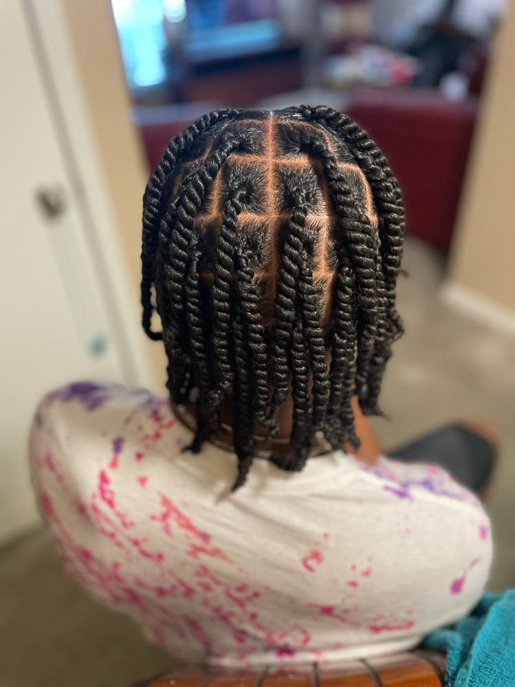 Two Strand Twists (Medium)