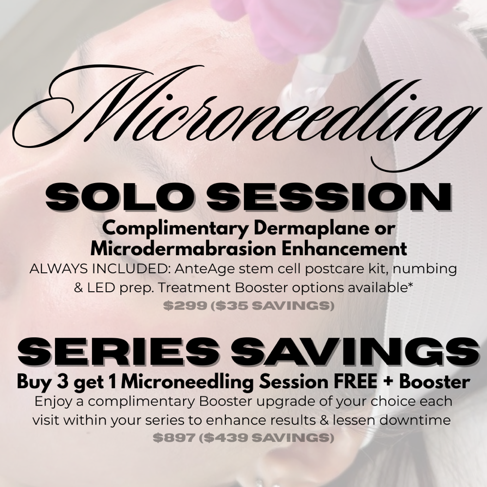 Microneedling (Buy 3 Get 1+Booster) at GLAZED LUXURY AESTHETICS in Tacoma, WA