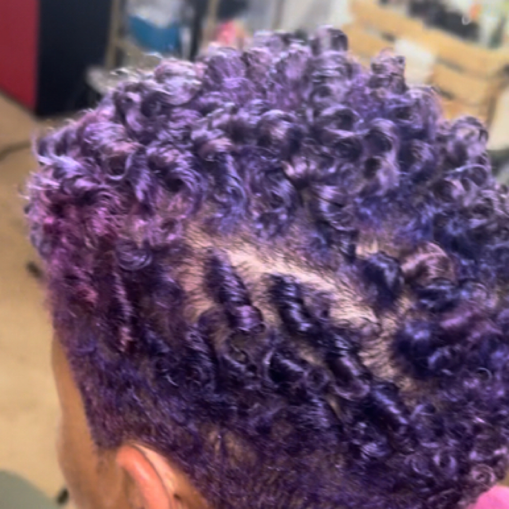 Natural Hair (Rod Curls) at U’Neek HairStoree, Hair Artistry Salon in Stafford, VA