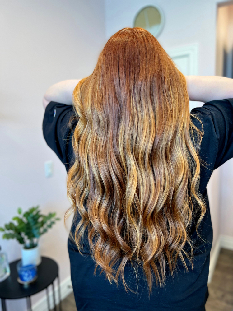 Full Head Balayage+Cut at K8s_cosmo in South Jordan, UT