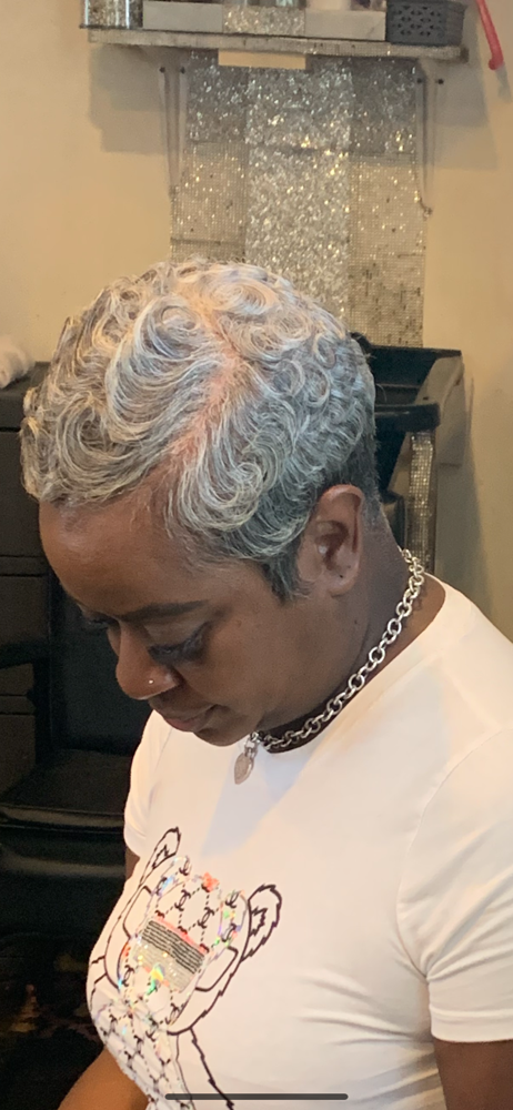 Nickel Plated Hair Style/treatment