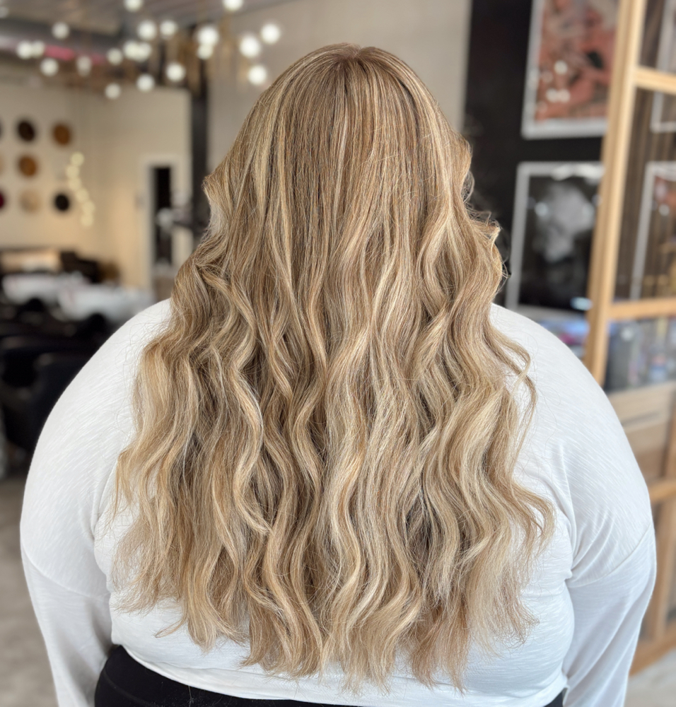 Partial Foil / Balayage + Haircut