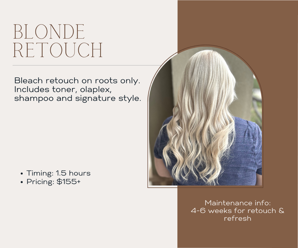 Blonde Retouch