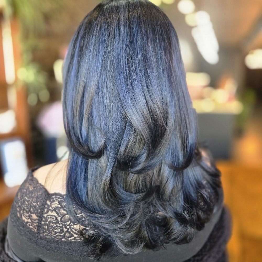 Bouncy Blowout at Meta Beauty Collective in Rockford, IL