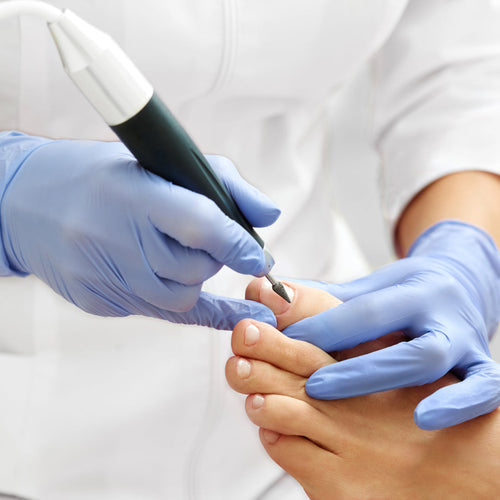 Medi pedicure at Nail Cure by Jashmia LLC in Brookfield, WI