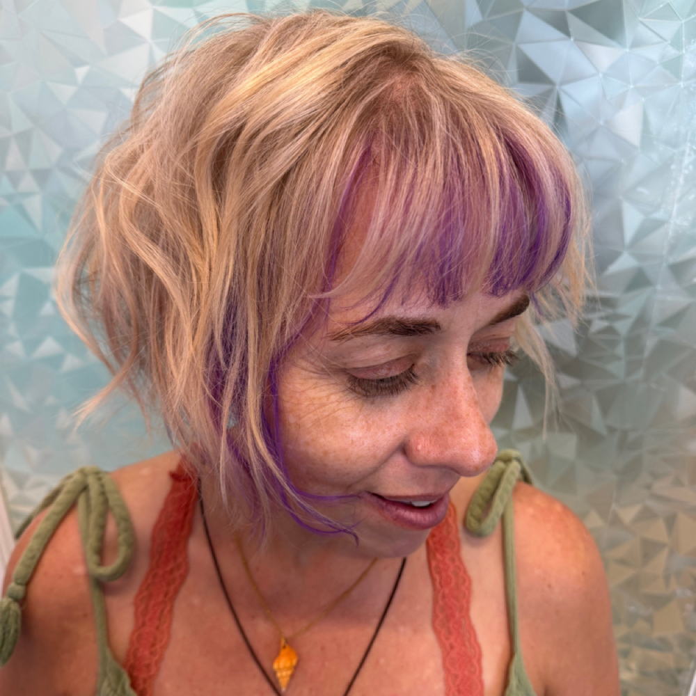 Bang or Face Frame Trimming at LunarFlameHair in Palm Harbor, FL