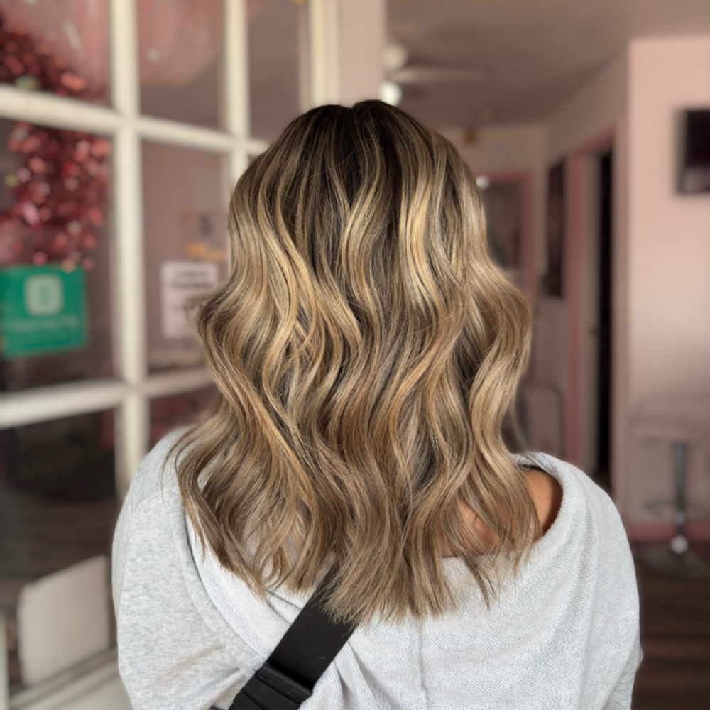 Shoulder Length Blonding at Hair By Leandra in San Antonio, TX