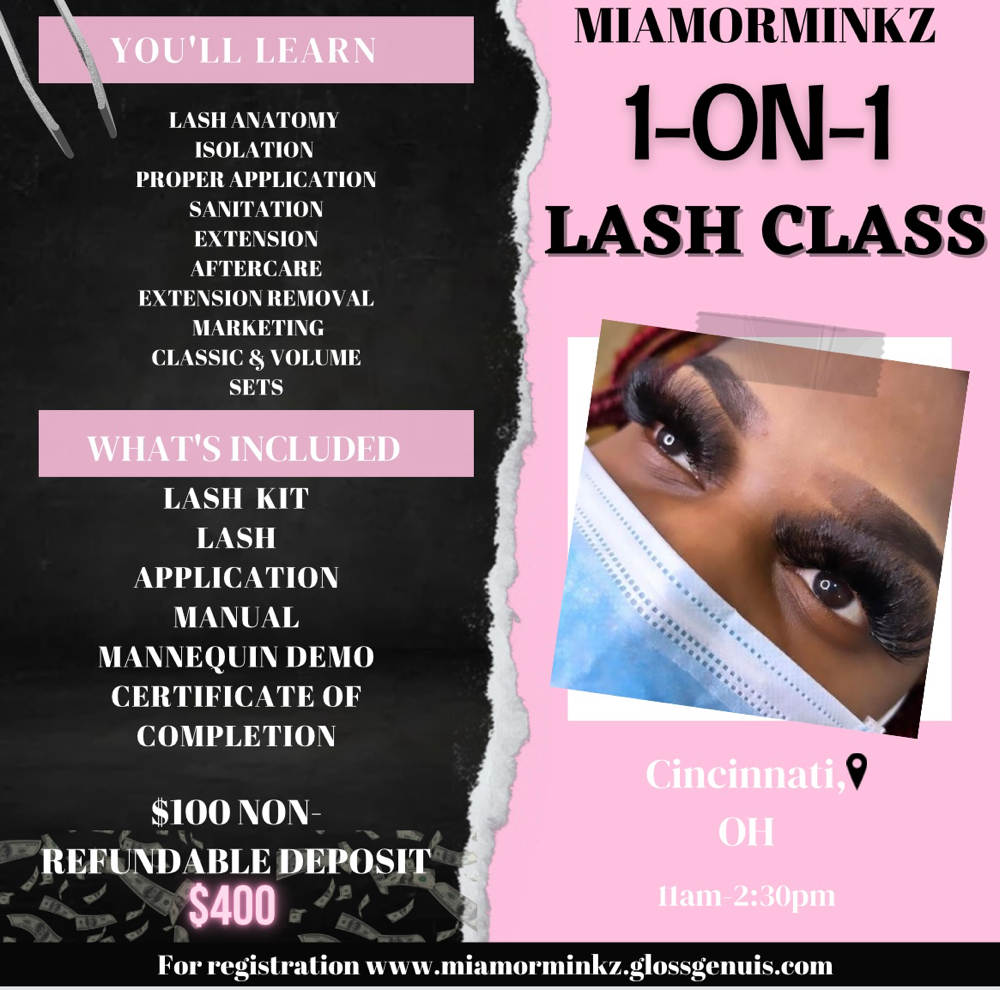 Master 1 On 1 Lash Class