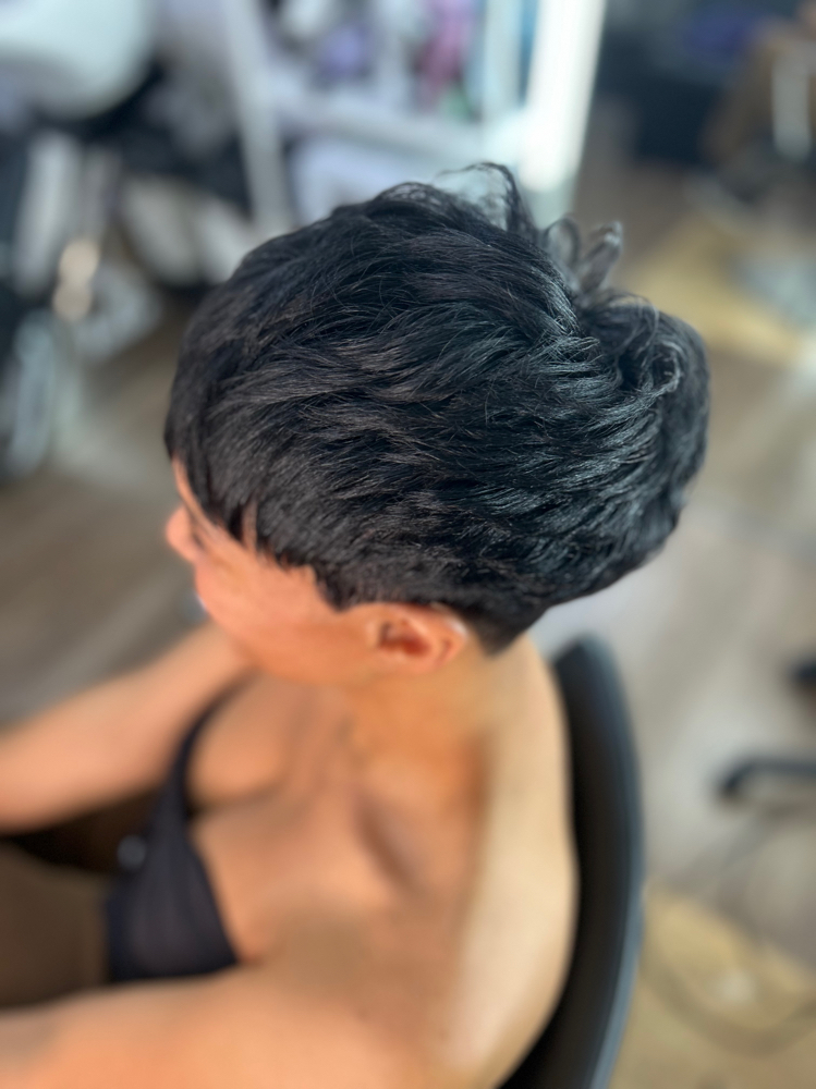 Signiture Pixie Cut and Style at The Attitude Adjuster, Inc. in Los Angeles, CA