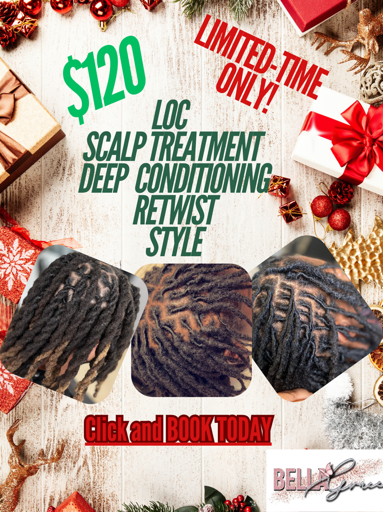 Loc Special at Bella Grace Creatives in Fayetteville, NC