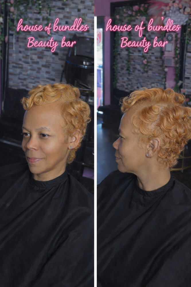 Crown Curls™ – Short Hair Experienc at House of Bundles Beauty Bar in Dedham, MA