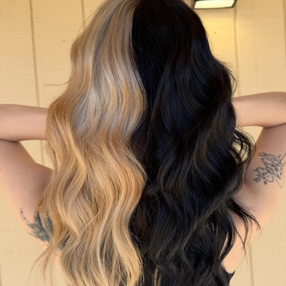Split Dye at Golden Indie Hair Co. in Pahrump, NV