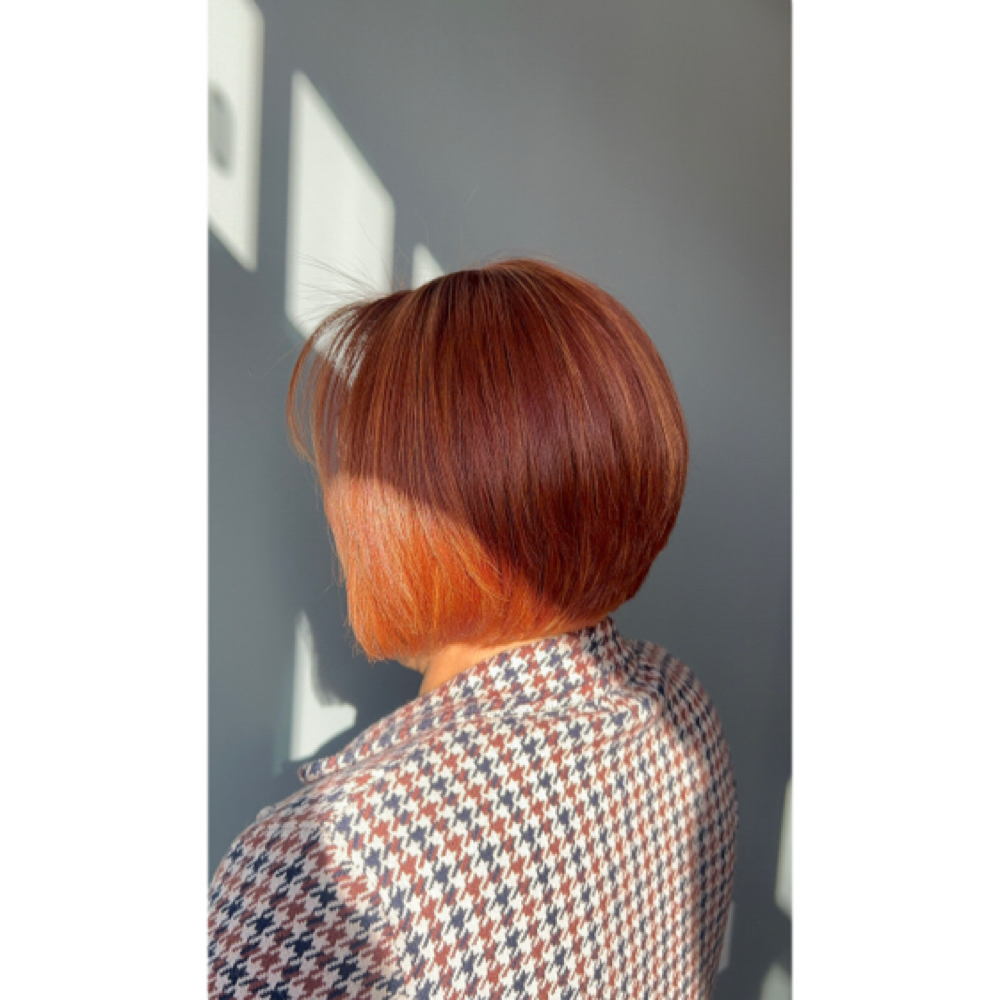 All Over Color & Full HIGHLIGHT at kenji's Hair Lab in Blacklick, OH