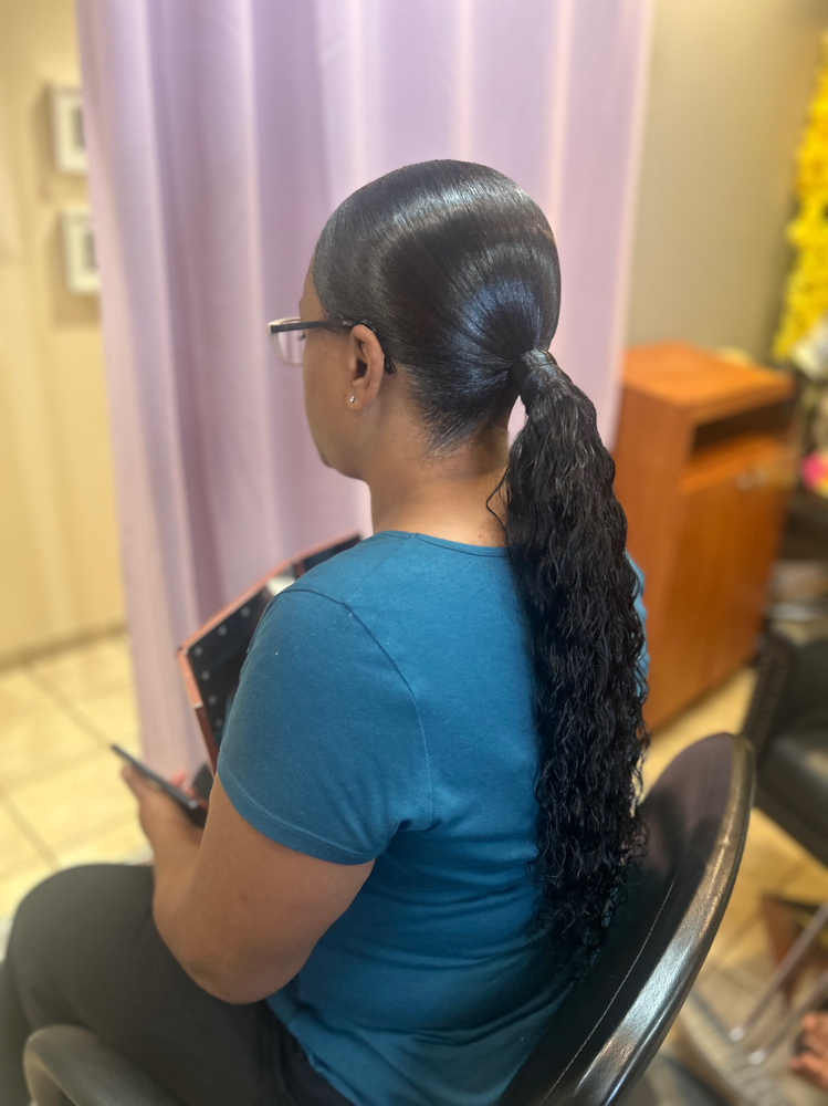 Ponytail with Hair2Have Extensions