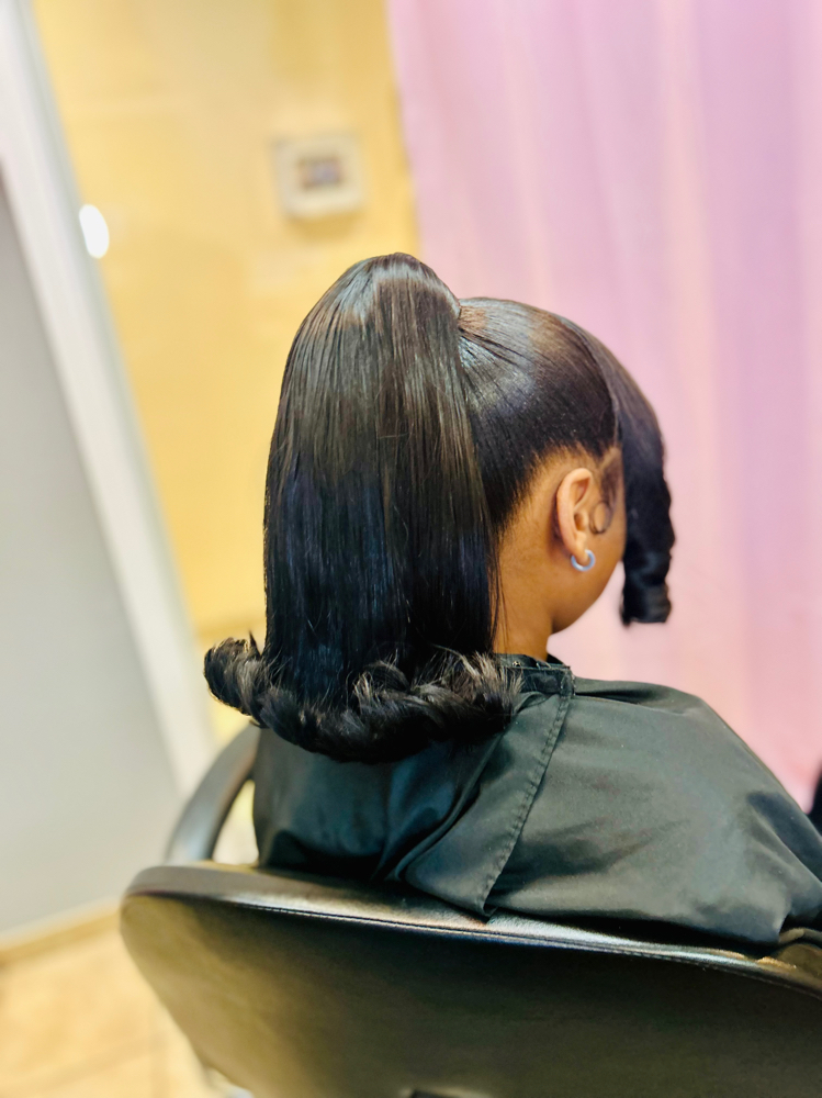 Ponytail with Hair2Have Extensions