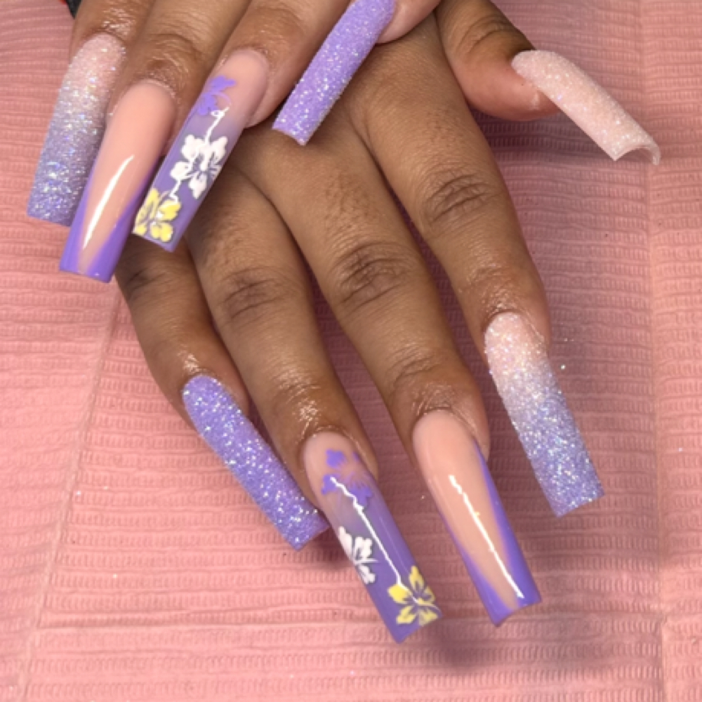Acrylic Full Set (XXL) at Vibe Salon in Reno, NV