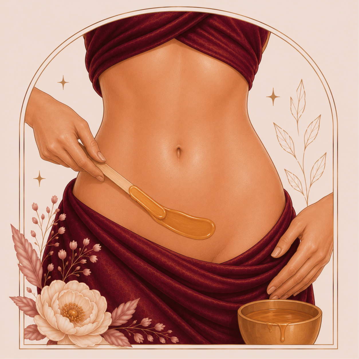 Stomach Strip at Gina’s Velvet Peach Studio LLC in Evanston, IL