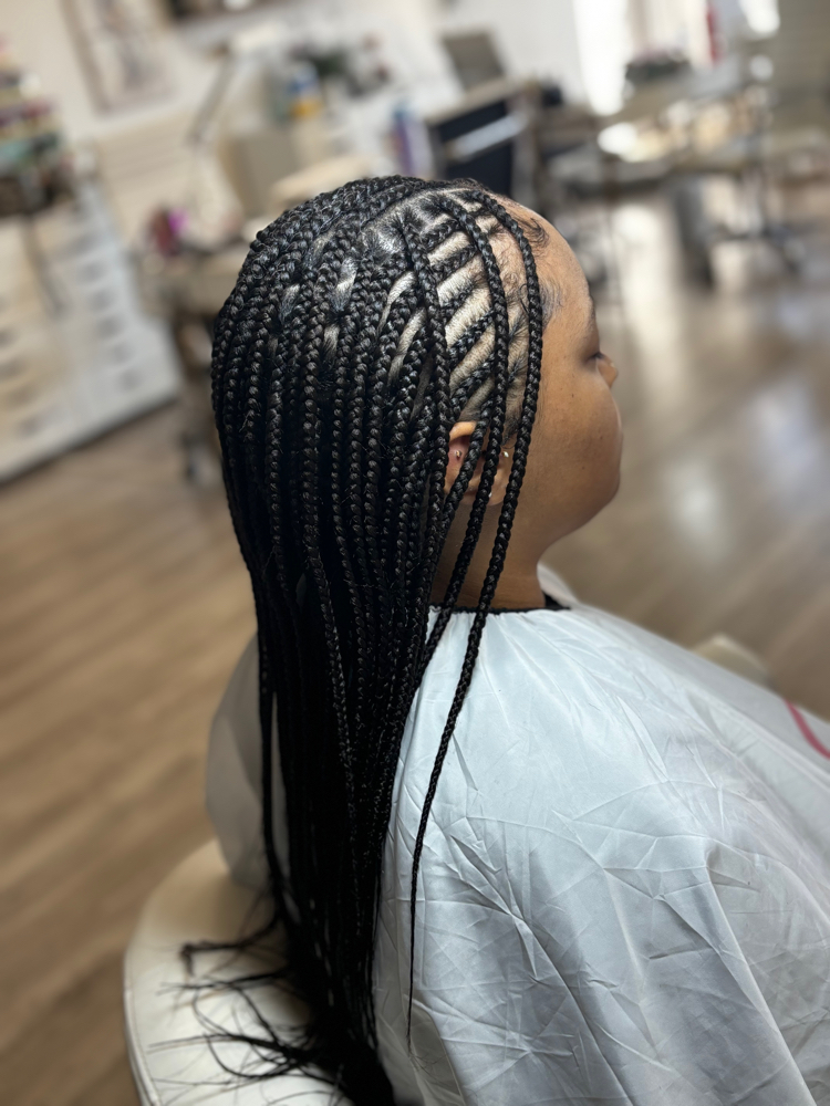 Half Braids Half Box Braids
