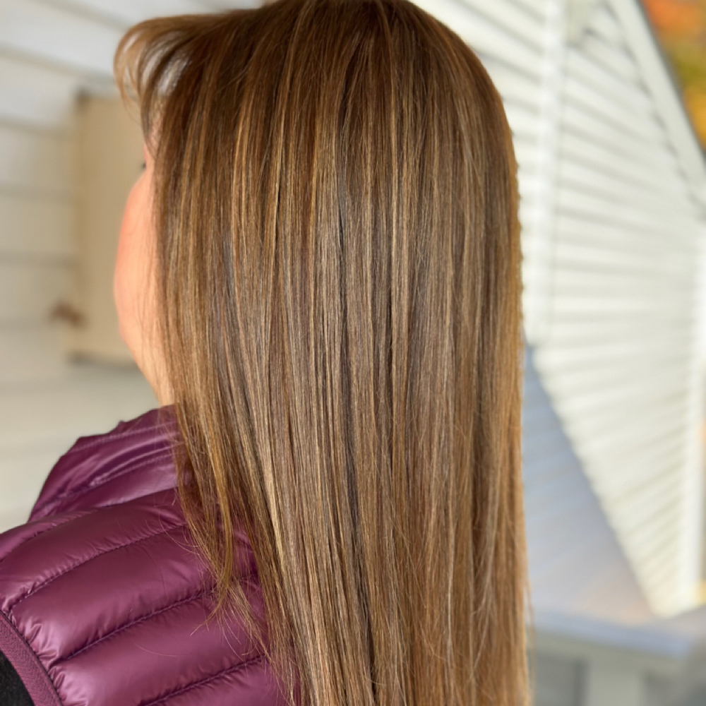 Smoothing Treatment at Michelle  Yacovone Hair Design in Pembroke, MA