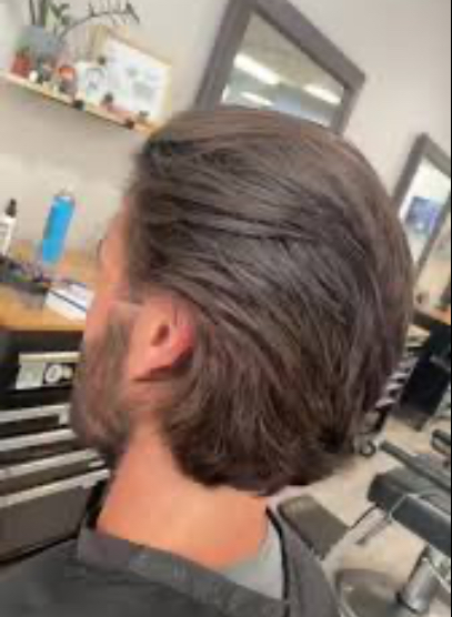 Men’s scissor cut