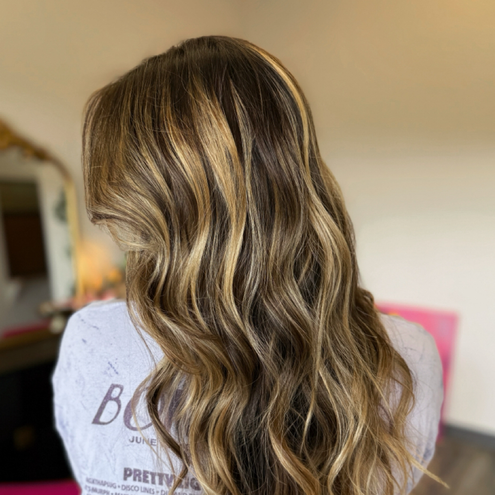 Root Touch Up + Blonding at Novelty Hair Studio in Christiansburg, VA