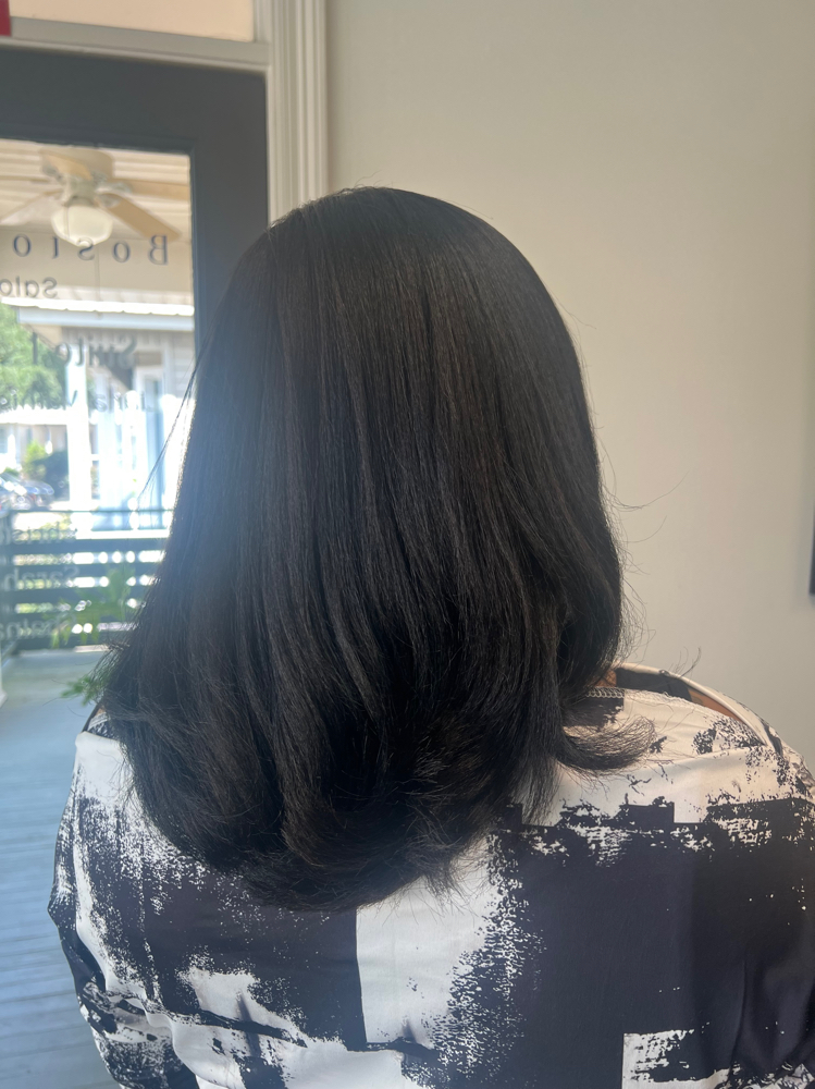 Silk Press And Haircut