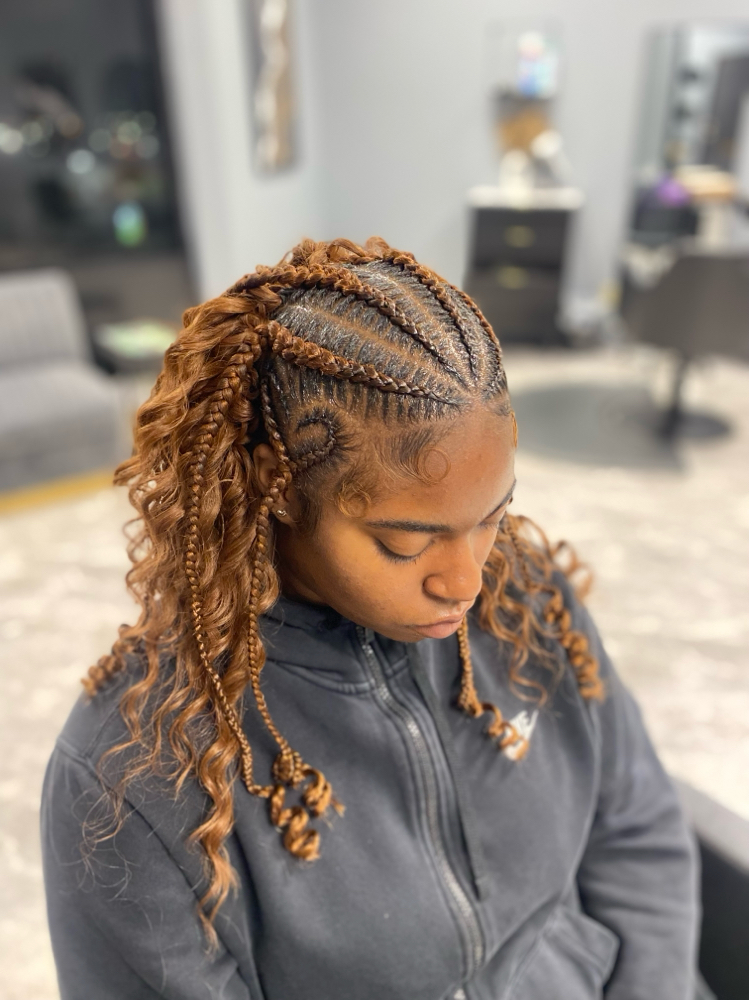 Half Braids Half Crotchet
