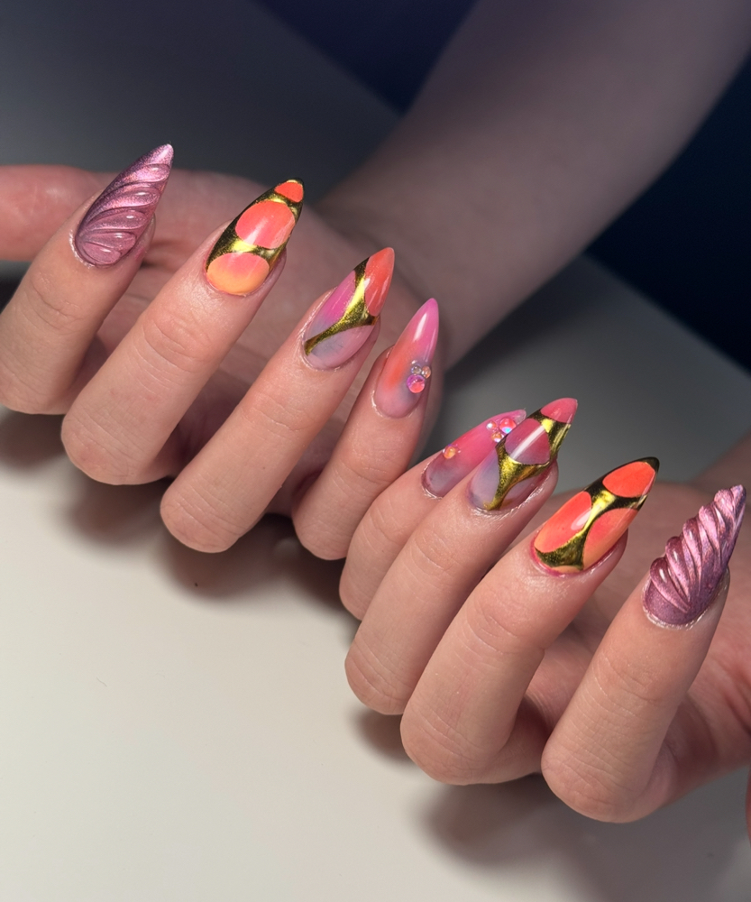 Gel Extensions at TD Nail Services in Columbus, OH