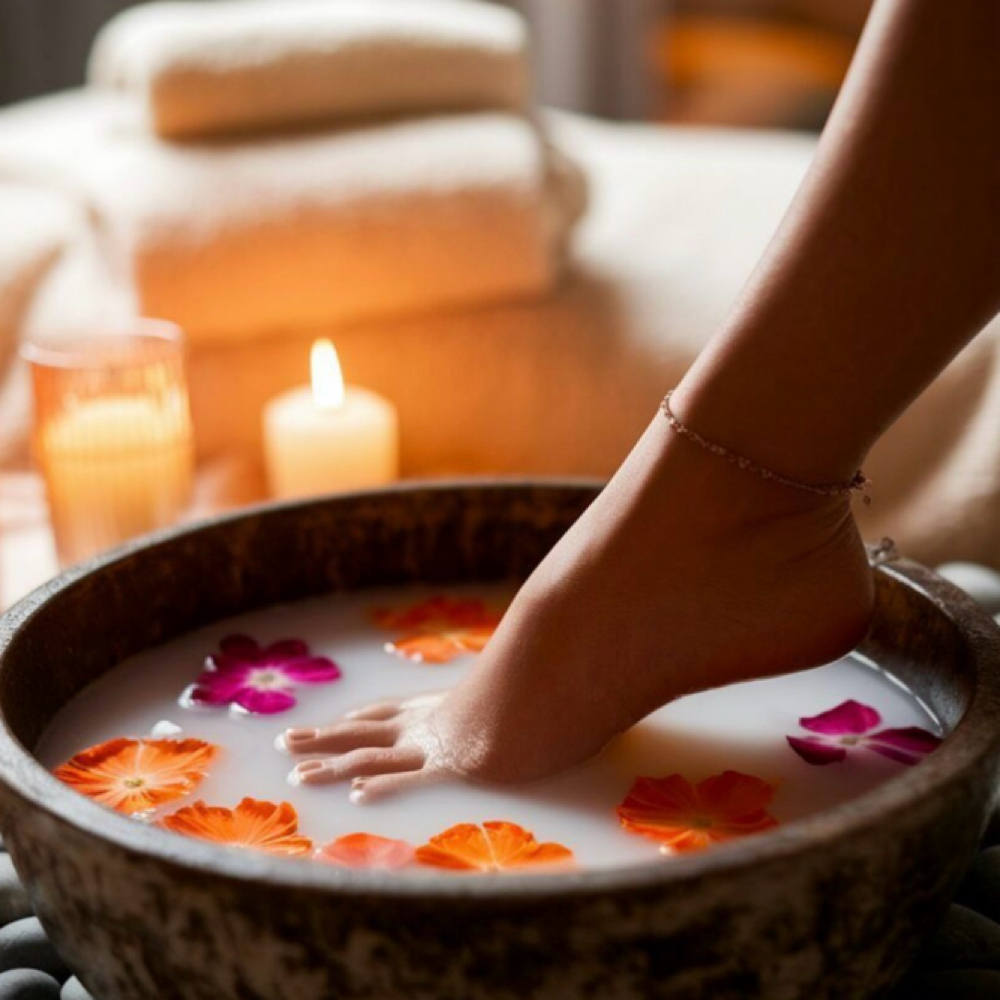 STEAMED MILK&HONEY PEDICURE at Tips n' Tea in Midland, TX