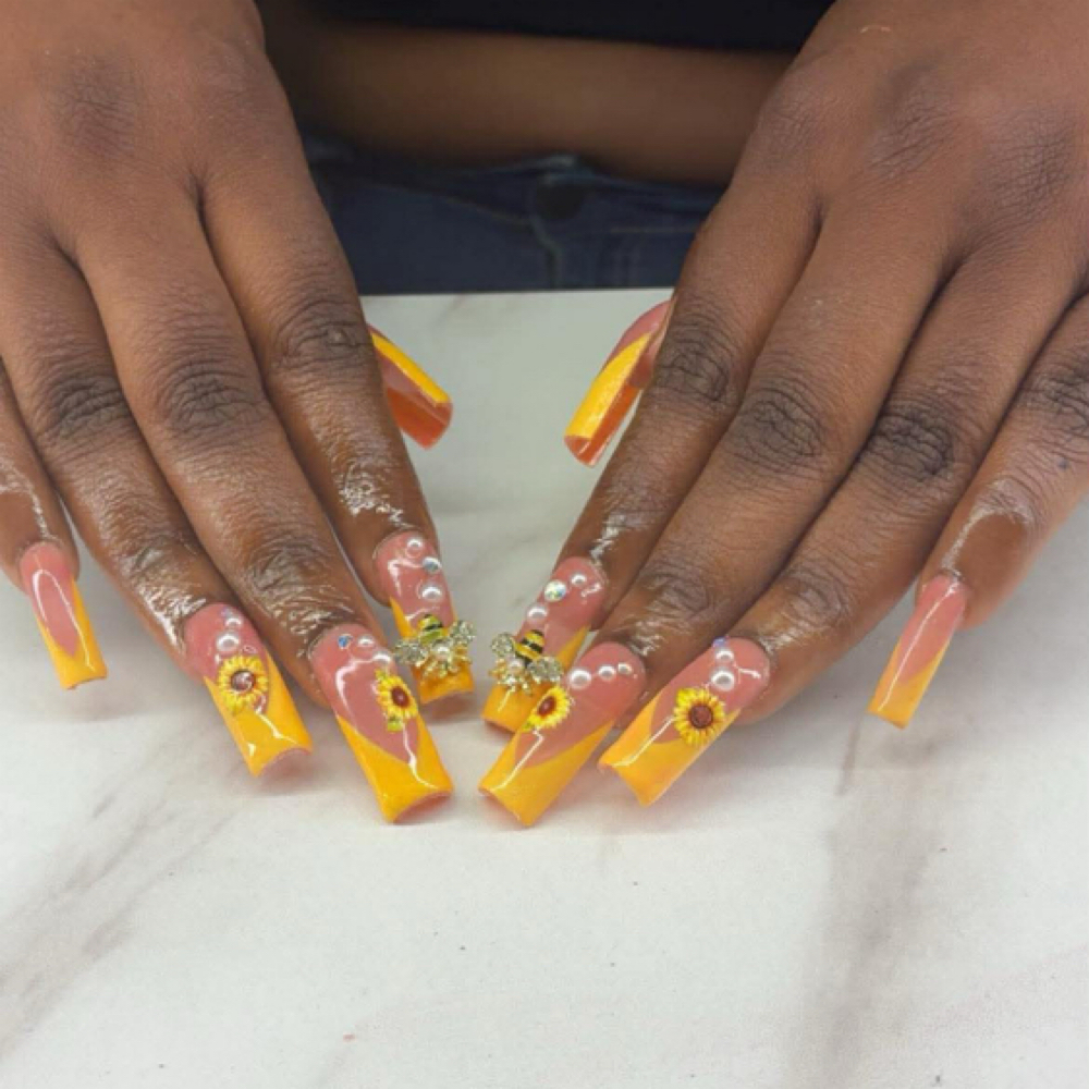 Gel X Fill at Pressed Petals Nail Bar in Greenville, NC