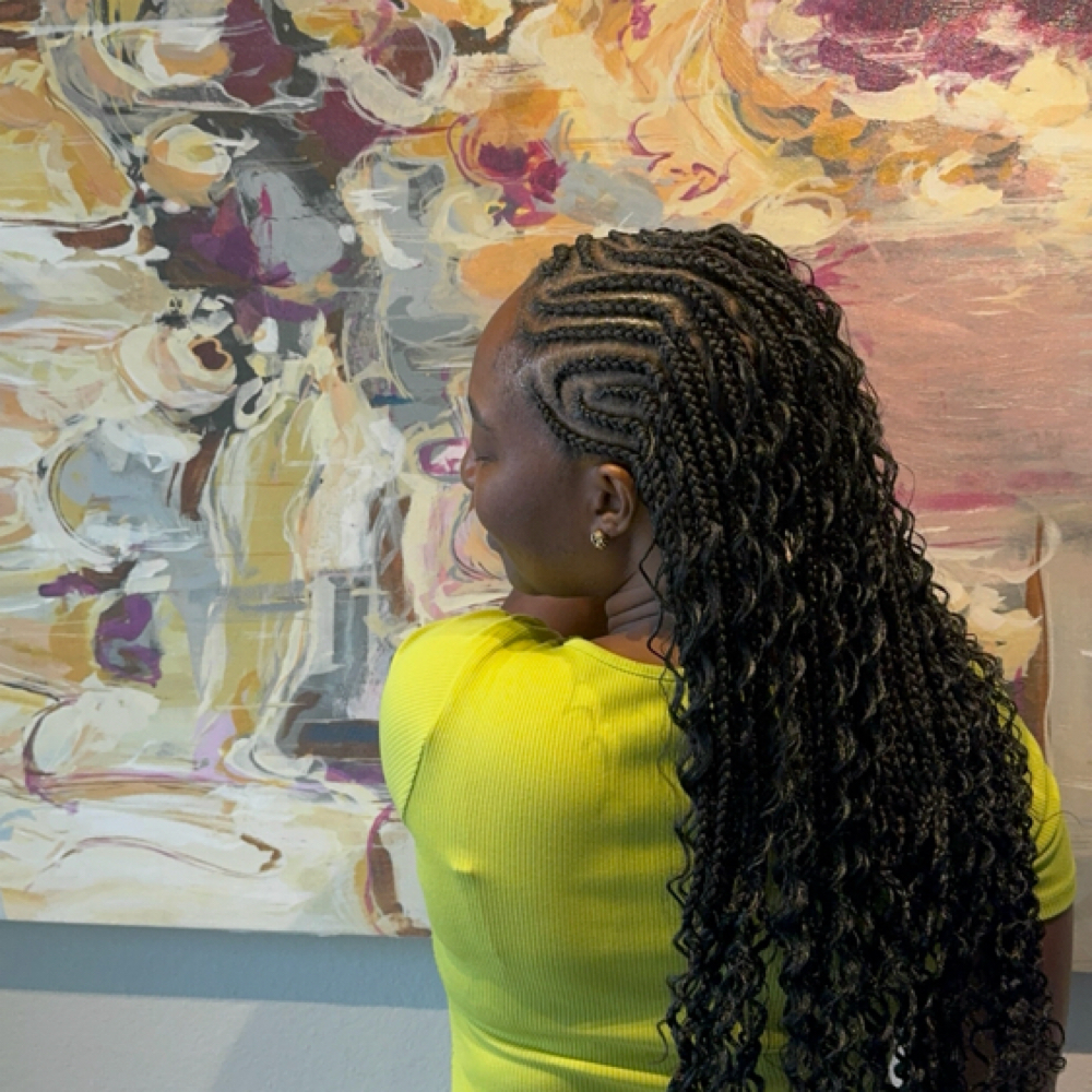 Lemonade Braids at TEL Hair Braiding & Beauty Supply in Garland, TX