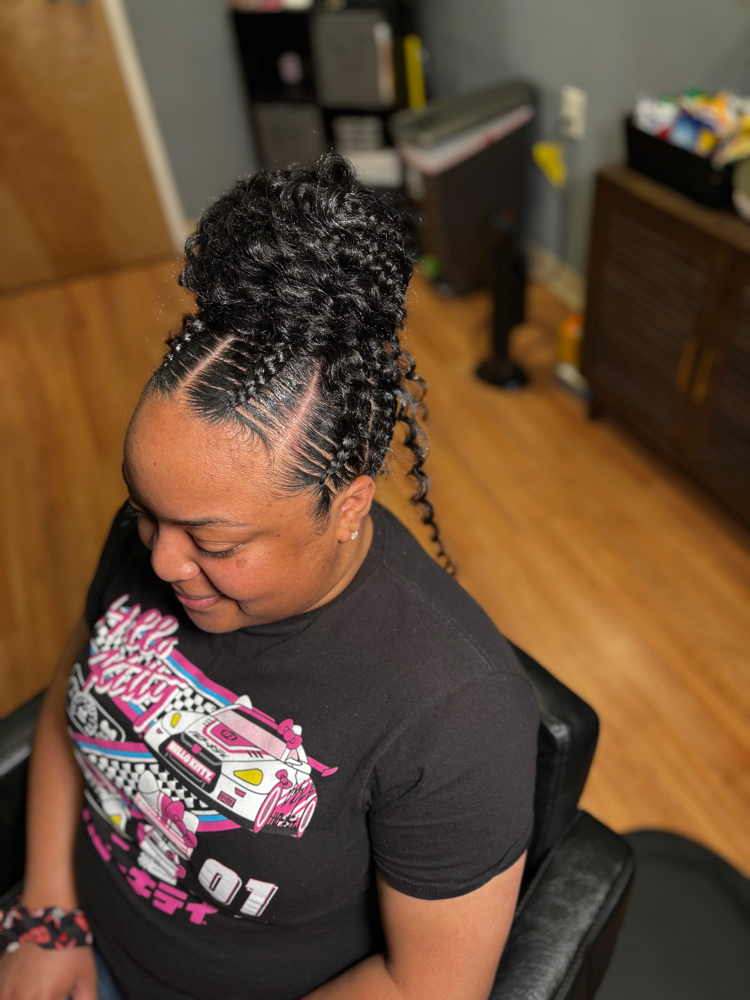 "Boho" Stitch Ponytail at JCTouch Salon in Parkville, MD