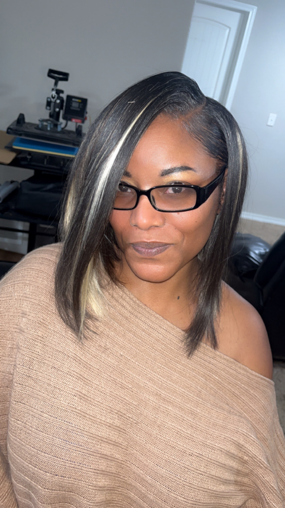 Full Service Sew-in at Golden Combs in Fountain, CO