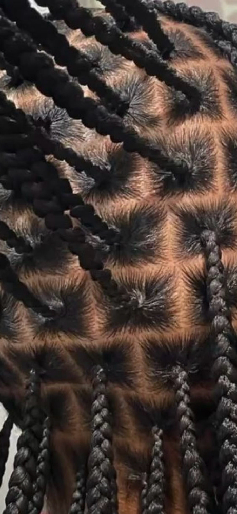 Knotless Medium Braids