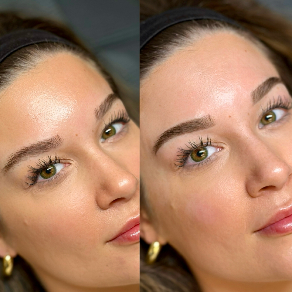 Ombre Powder Brow First Session at The Aesthetic Artisan in Palm Beach Gardens, FL