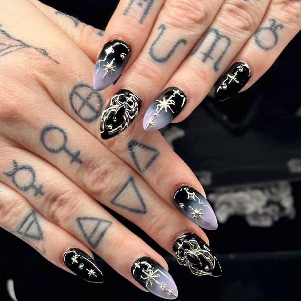 Tier 3 nail art at Nailed by Baley in Lancaster, OH